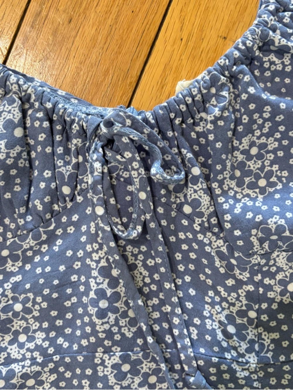 La Hearts Blue Floral Sundress - Picture 4 of 4